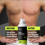 Qraa Men Hair Removal Cream Spray