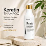 Keratin Shampoo - Sulfate & Paraben Free Formula