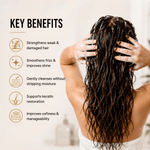 Keratin Shampoo - Sulfate & Paraben Free Formula