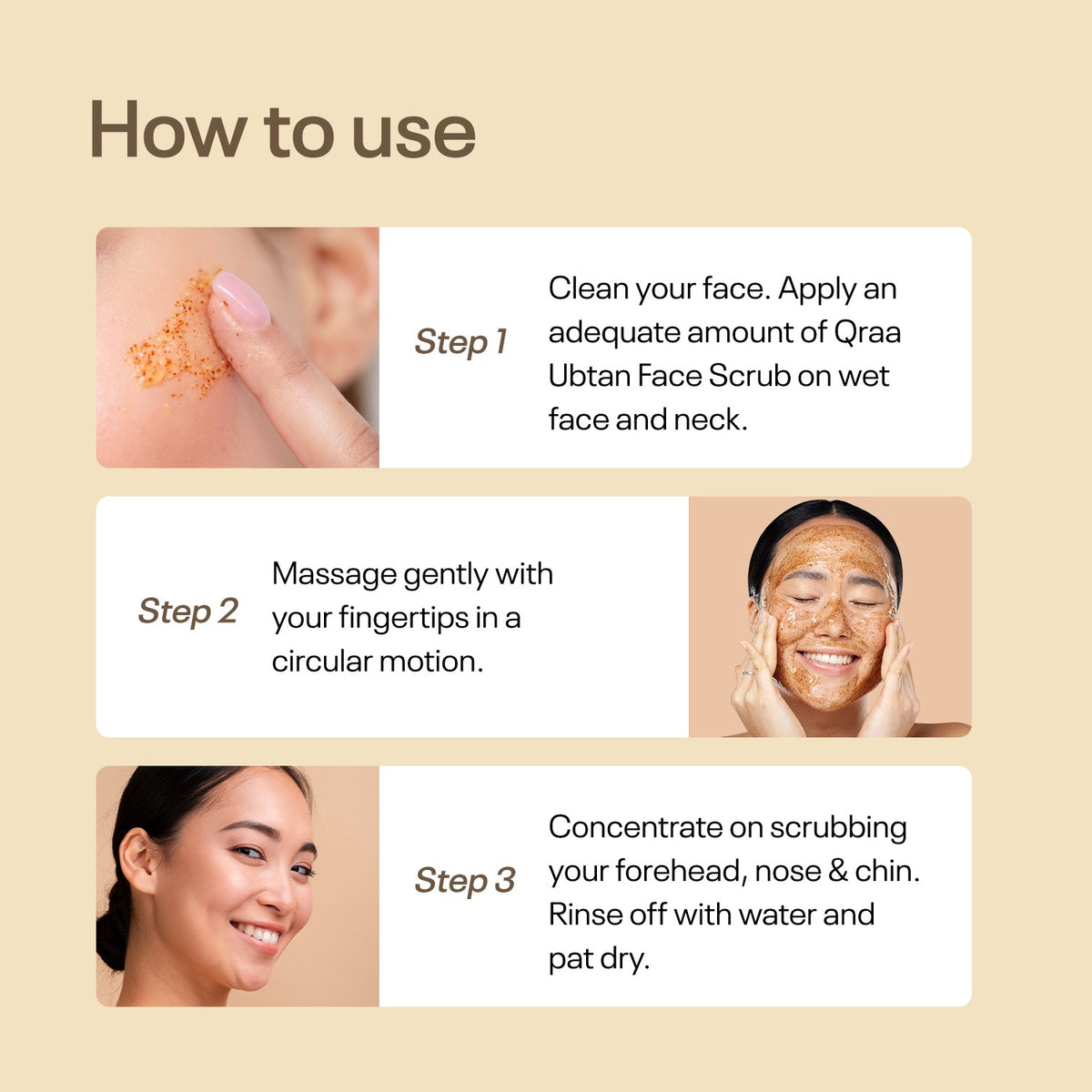 Qraa Ubtan Face Scrub