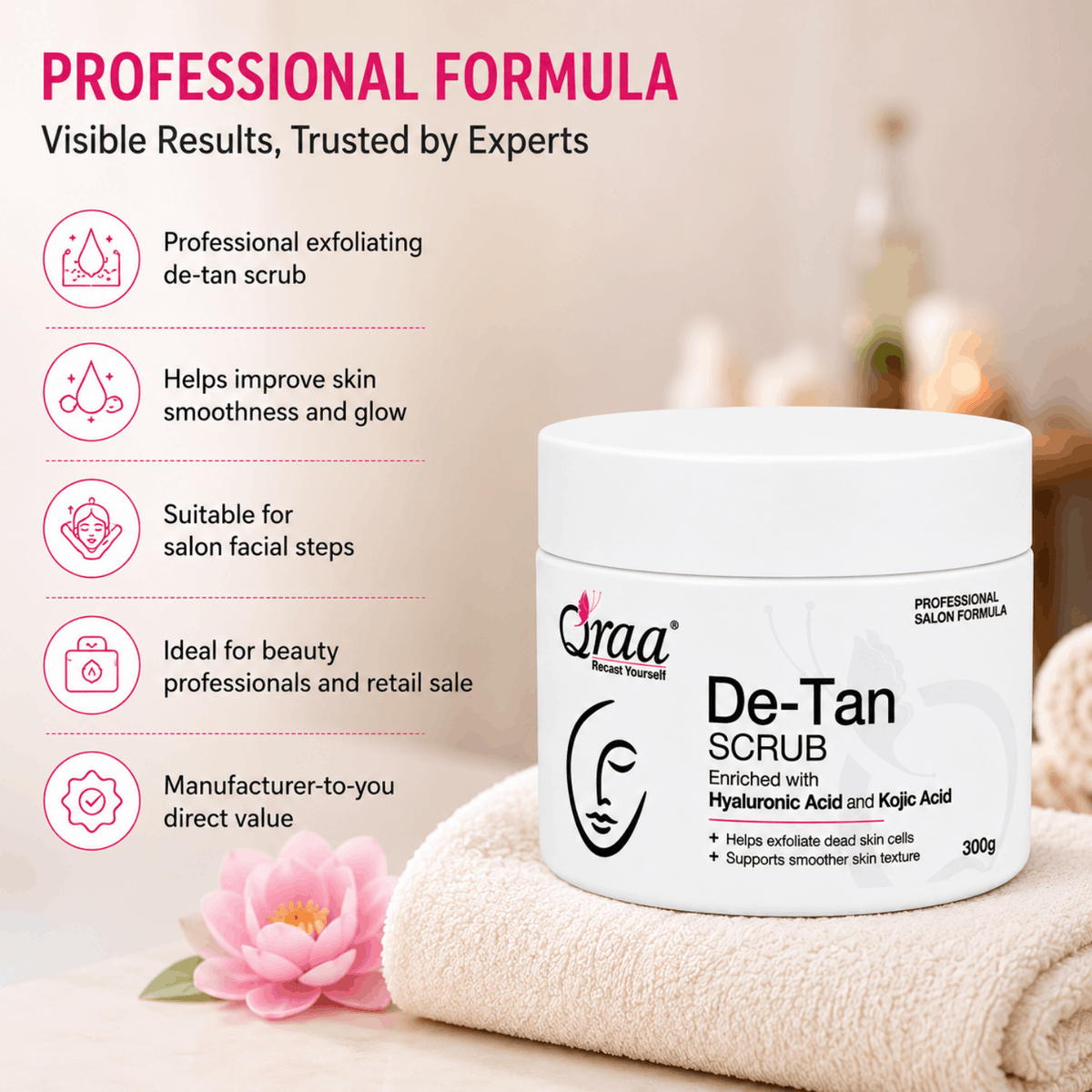 D-Tan Scrub - Professional Exfoliating Formula