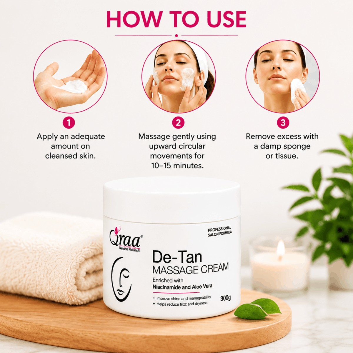 D-Tan Massage Cream - Professional Massage Formula