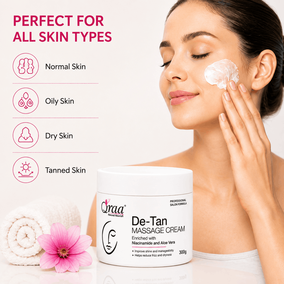 D-Tan Massage Cream - Professional Massage Formula
