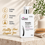 Keratin Shampoo - Sulfate & Paraben Free Formula 300 ml