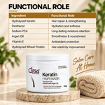 Keratin Hair Mask - Sulfate & Paraben Free Formula