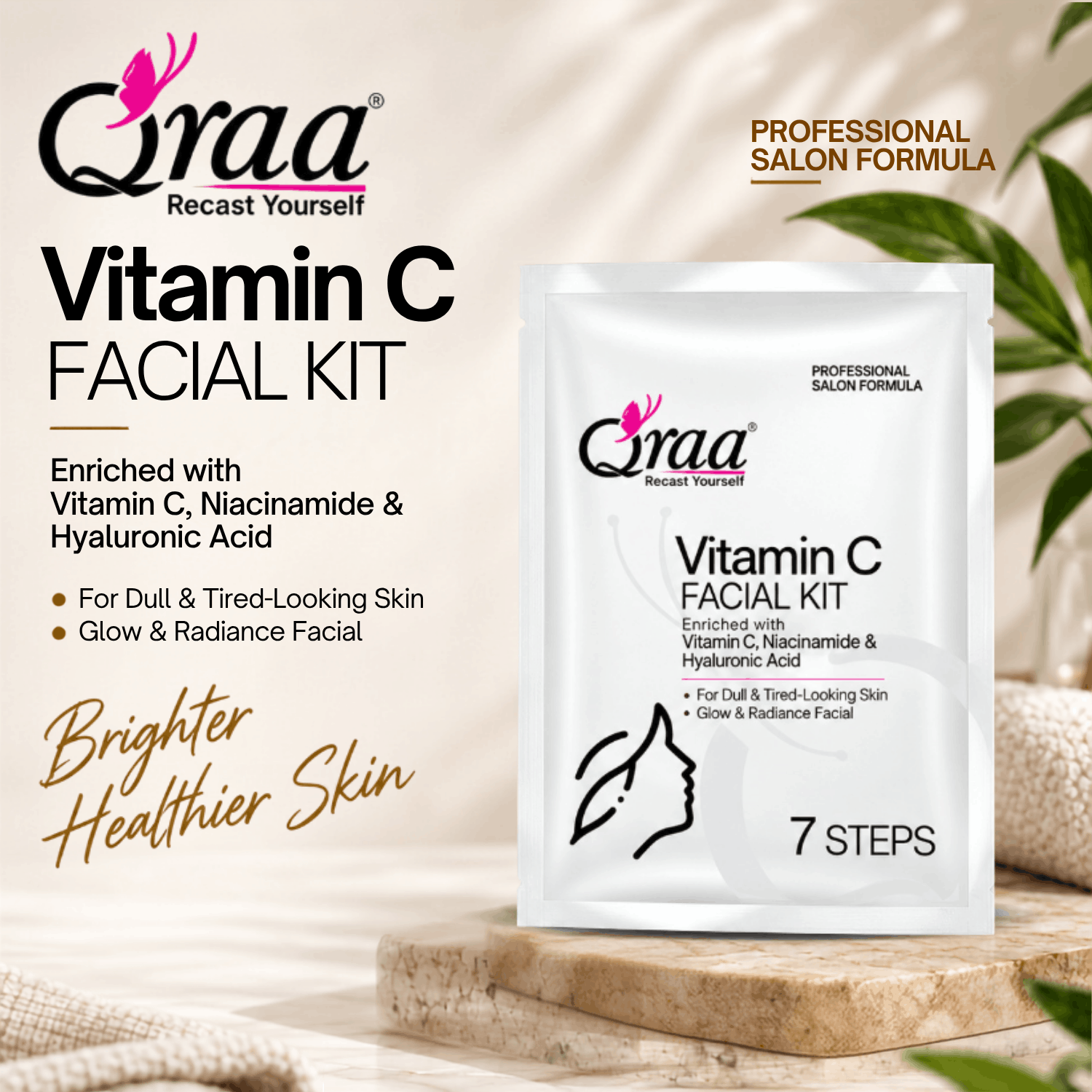 Vitamin C Facial Kit - 6 Step Facial Kit | 2 Time Use