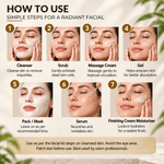 Vitamin C Facial Kit - 6 Step Facial Kit | 2 Time Use