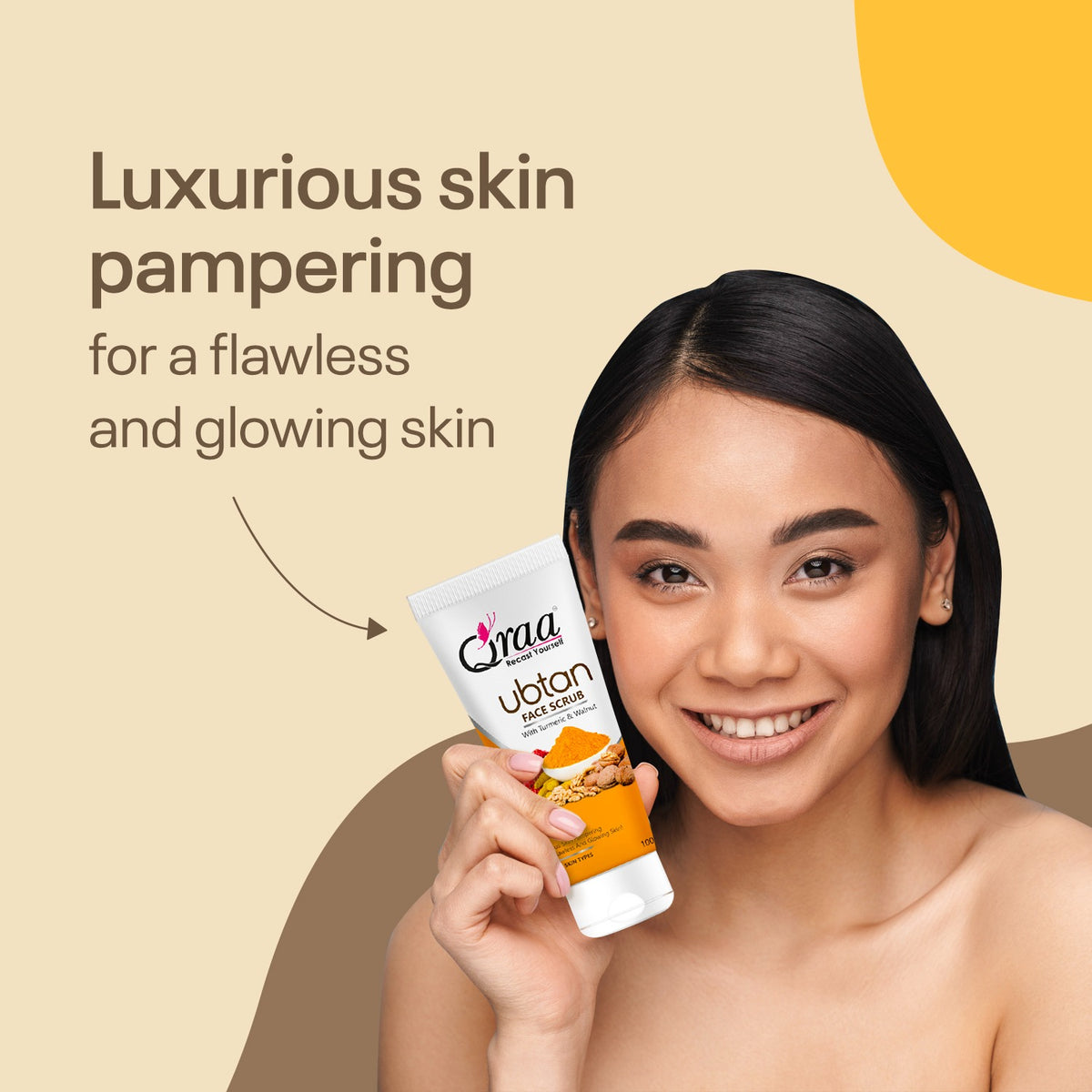 Qraa Ubtan Face Scrub