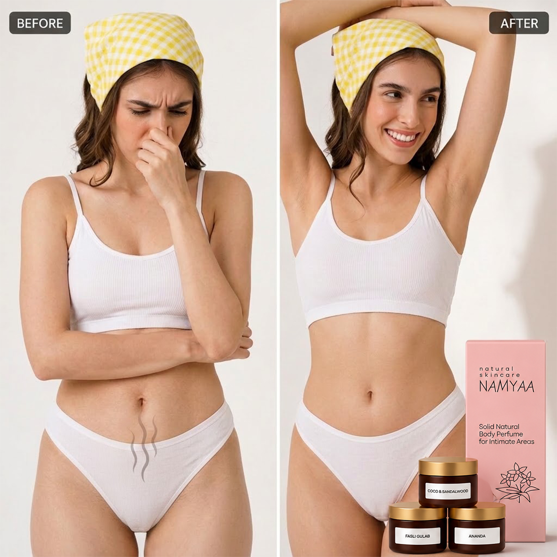 Body Perfume for Sensitive Areas (PACK OF 3) 45 gm