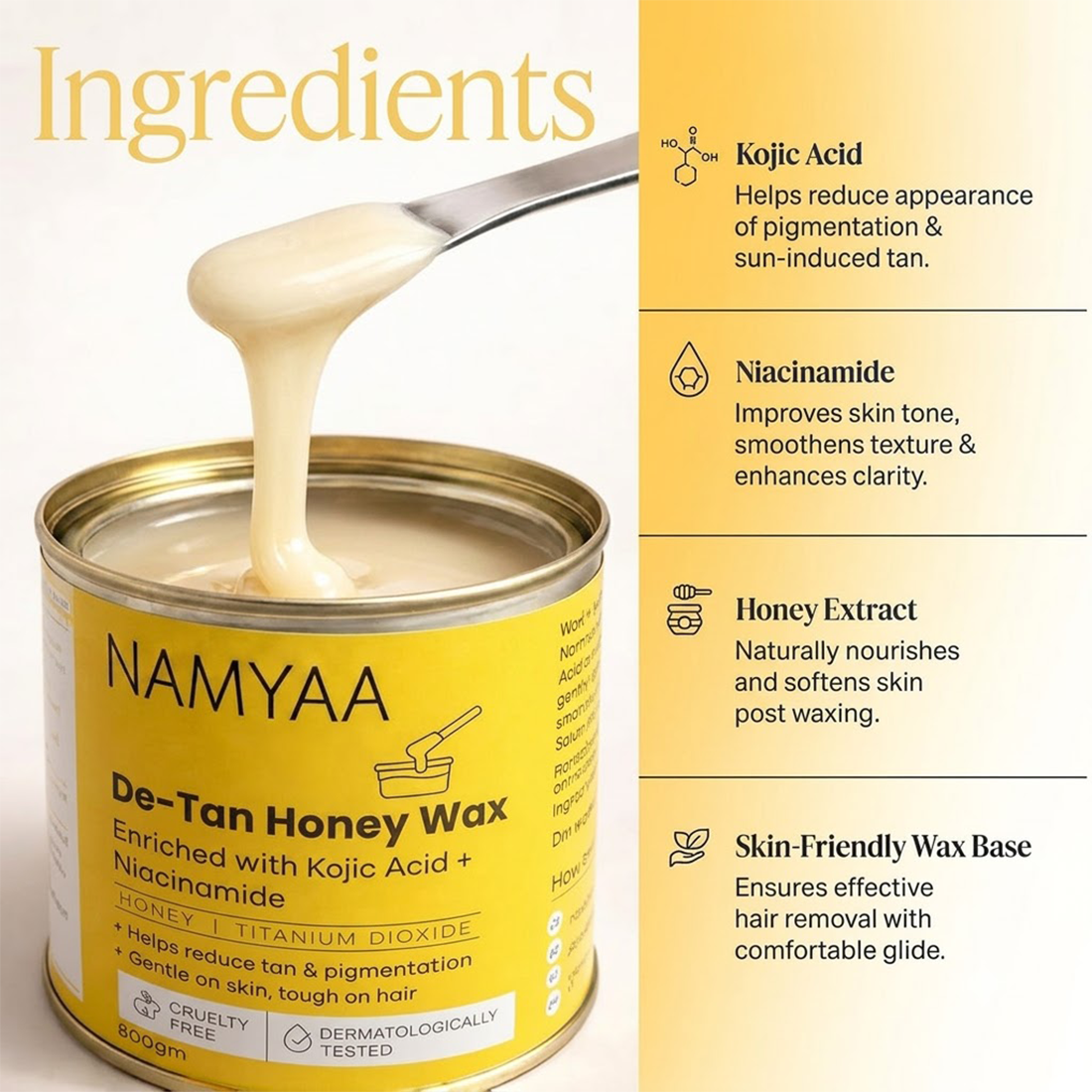 Namyaa De-Tan Honey Wax