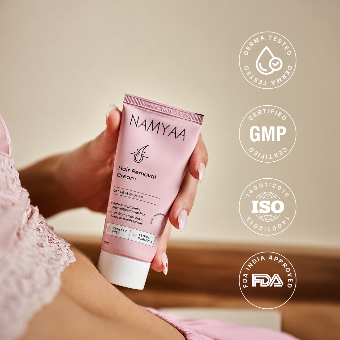Namyaa Hair Removal Cream with Free After Wax Serum