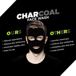 Charcoal face wash for men 