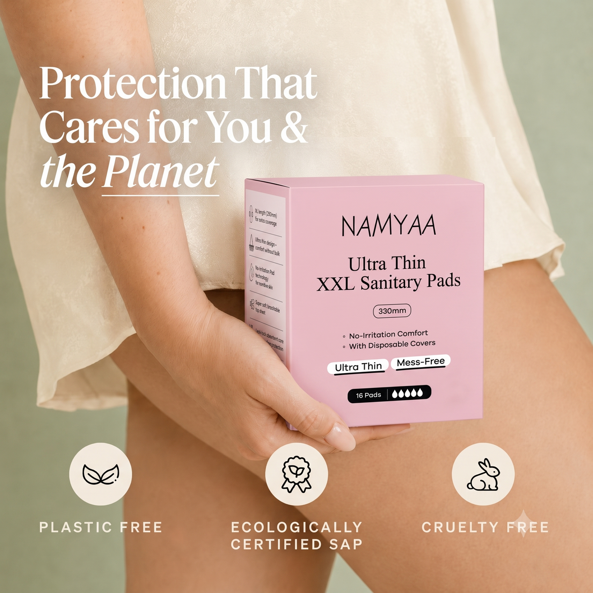 Namyaa Sanitary Pads Ultra Thin XXL