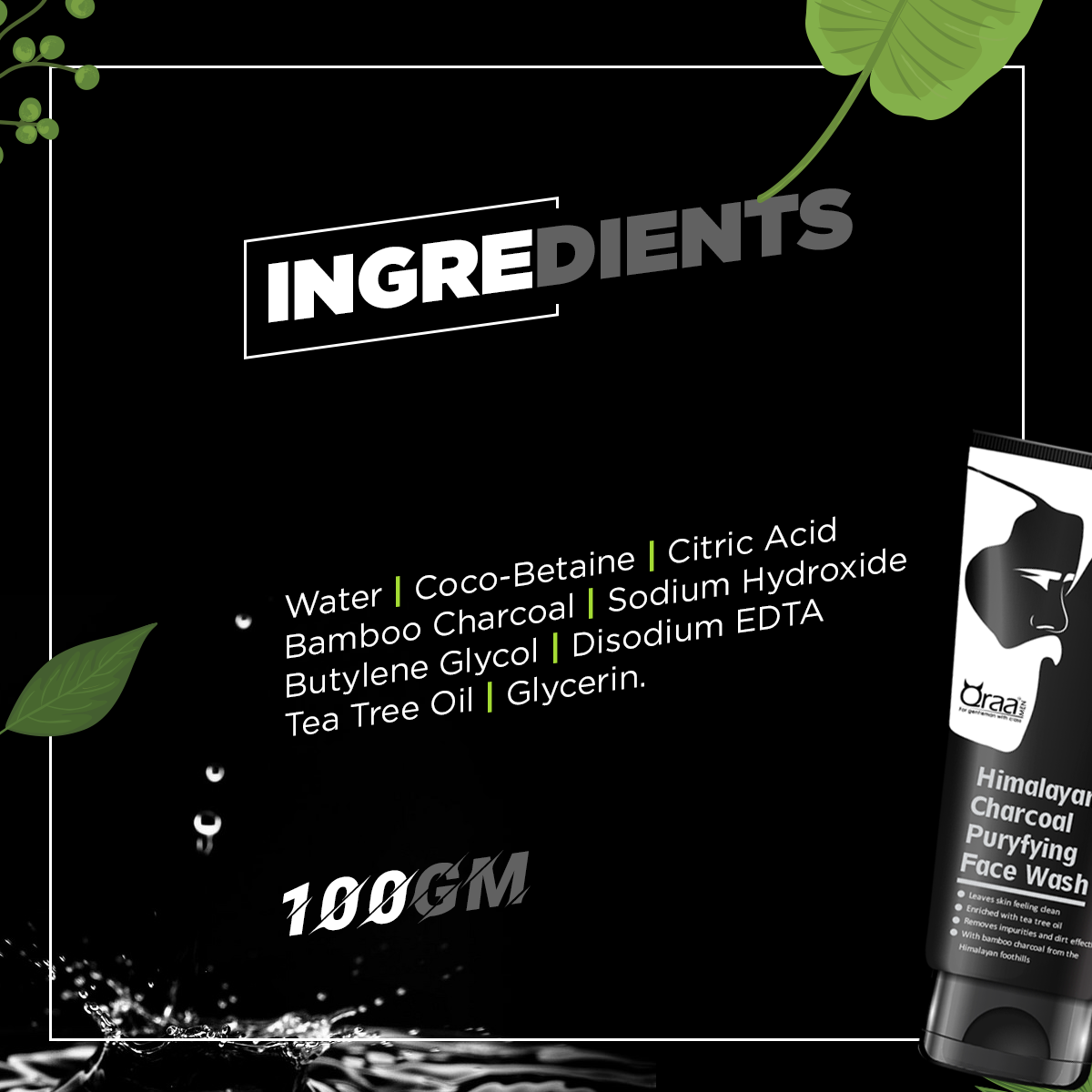 Activated Charcoal Face Wash For Men