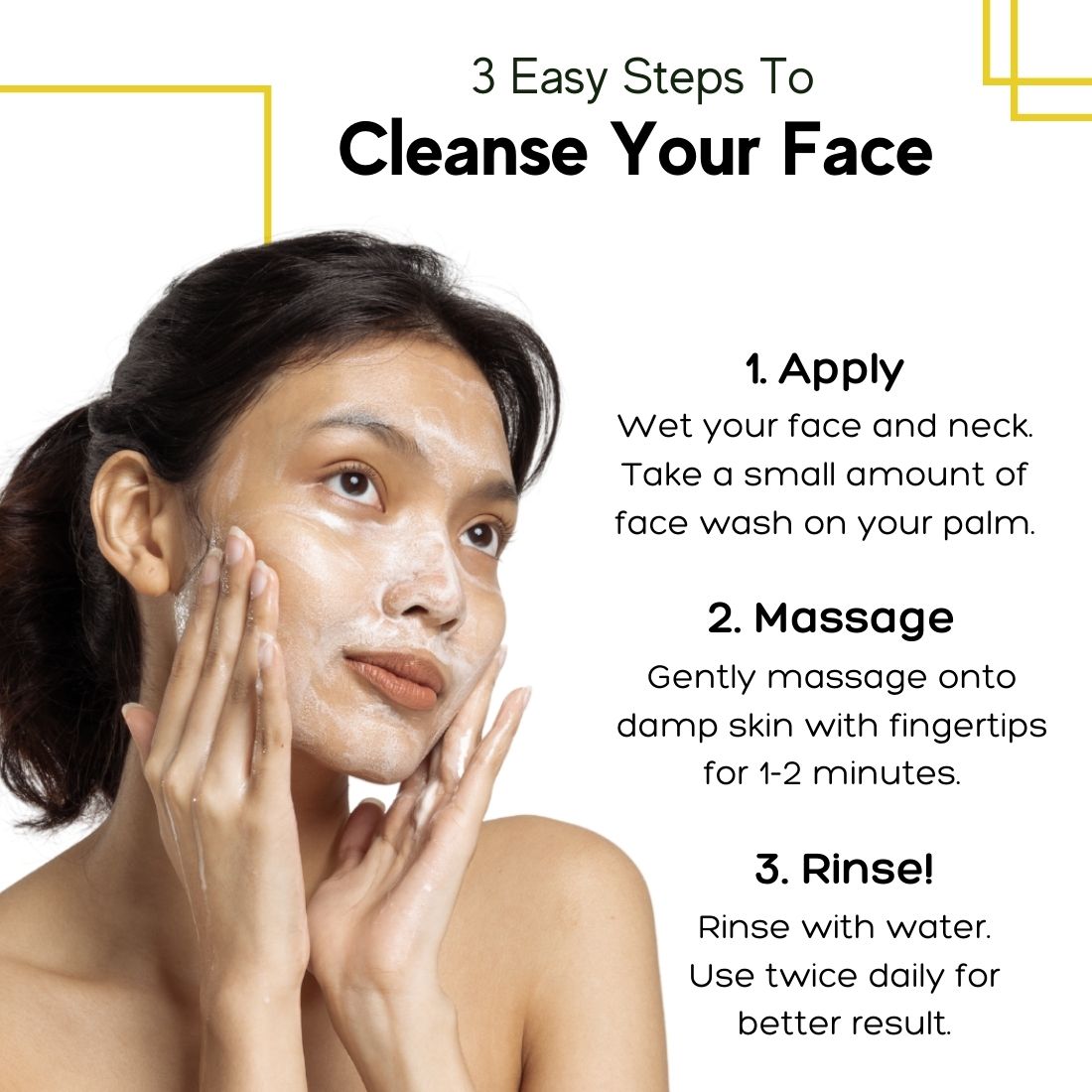 Qraa DE-Tan Face Wash with Alpha-Arbutin