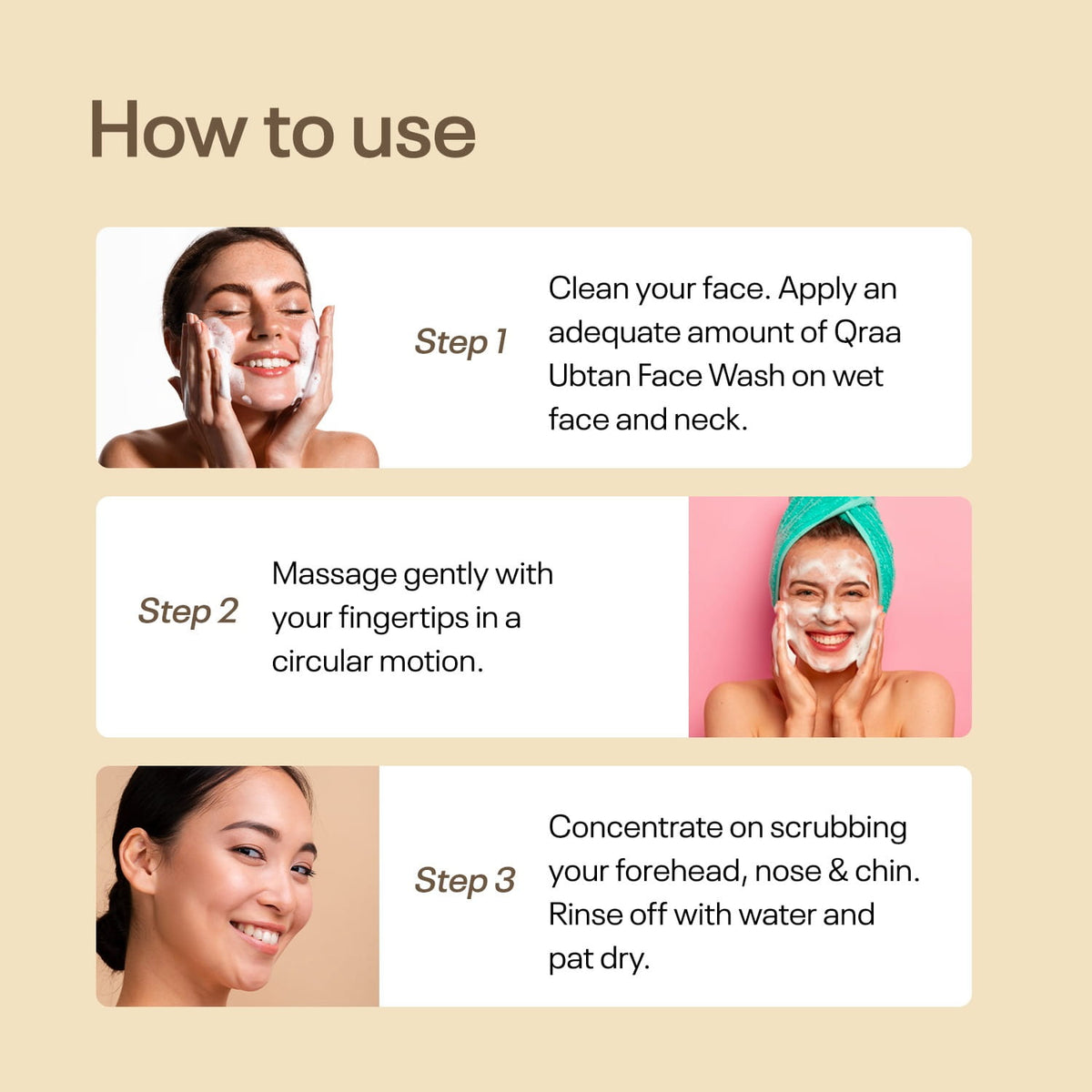 Qraa Ubtan Face Wash (100 grams)