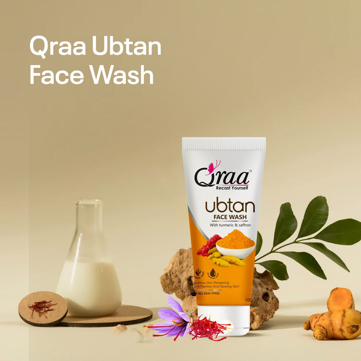 Qraa Ubtan Face Wash (100 grams)