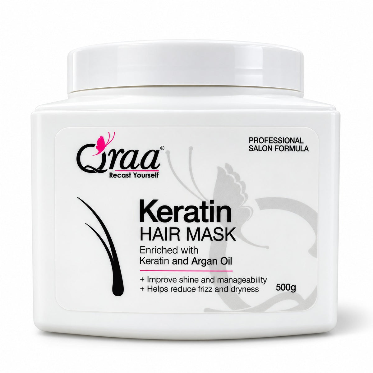 Qraa Keratin Hair Mask - Sulfate & Paraben Free Formula